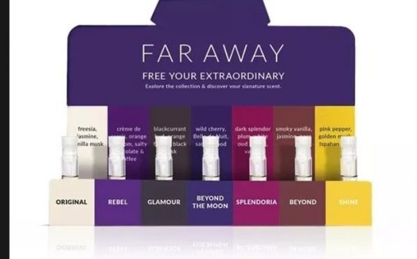Avon Far Away Fragrance Wardrobe 7 Samples