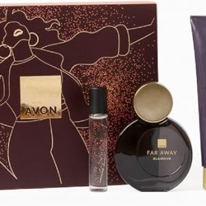 Avon Far Away Glamour Gift Set - Eau de Parfum 50ml, Body Lotion 125ml, Purse Spray 10ml